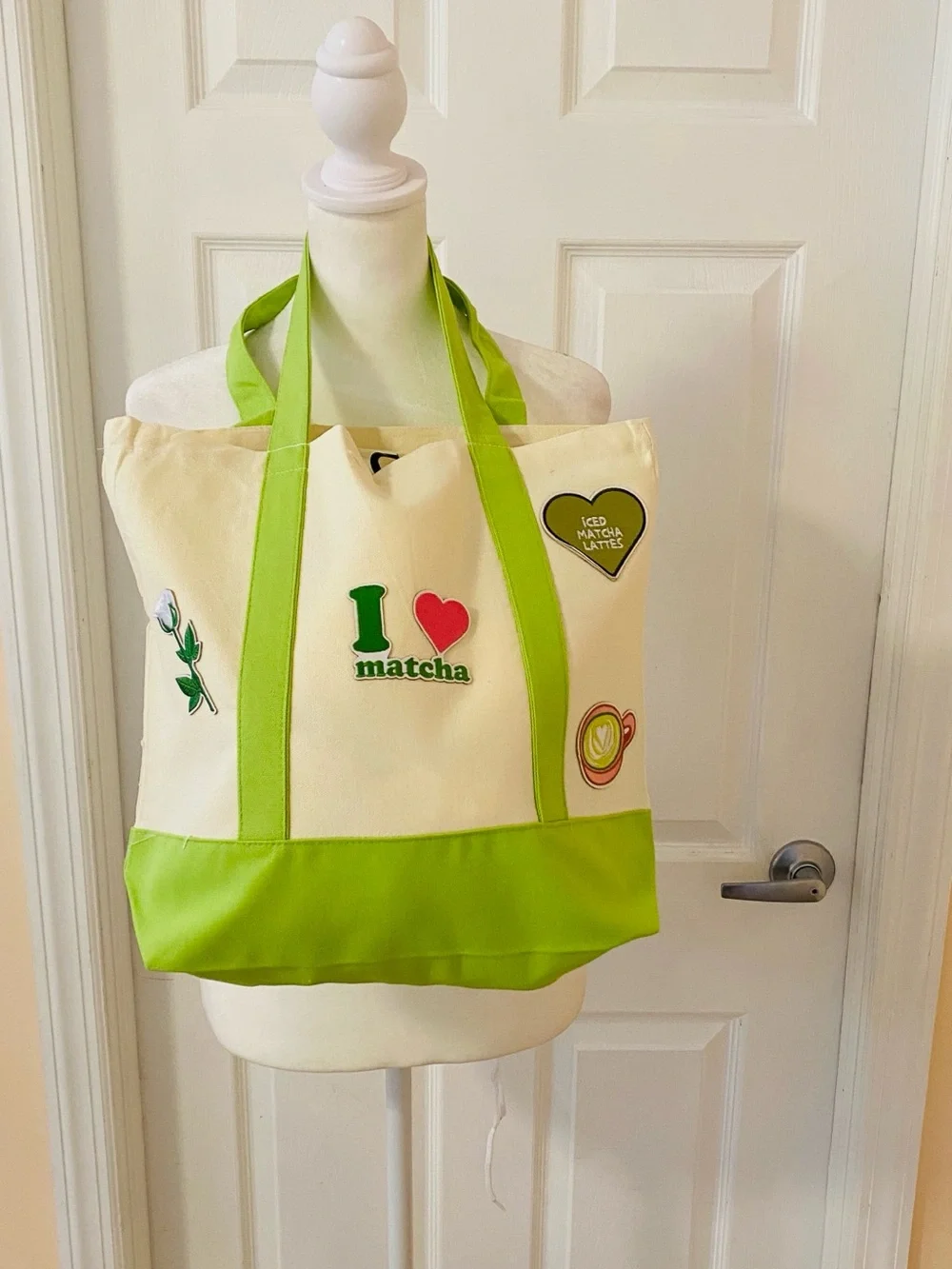 Handmade tote 14x13x4